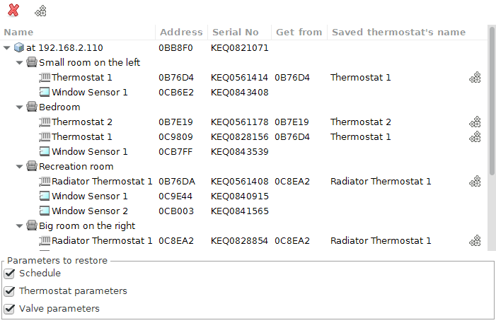 restore thermostat