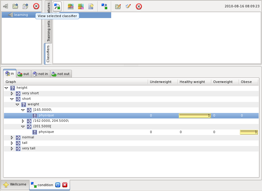 classifier view