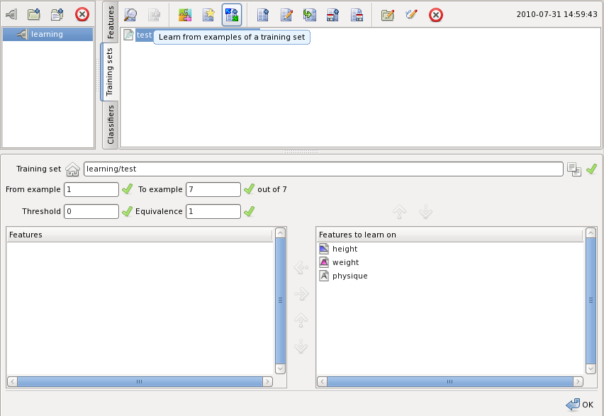 create classifier