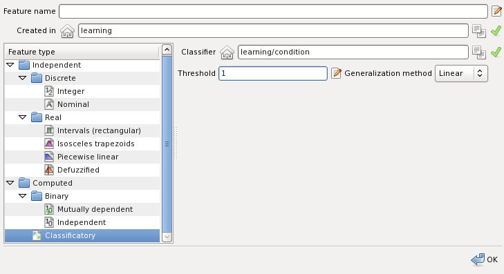 create feature