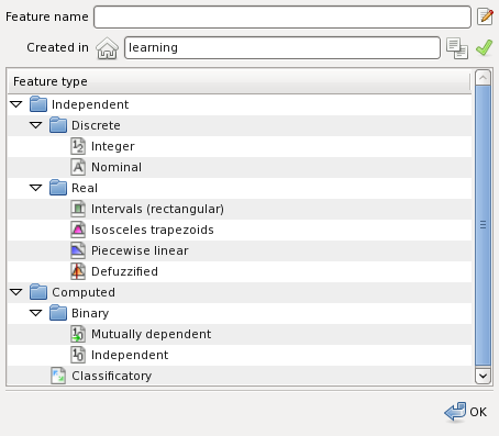 create feature