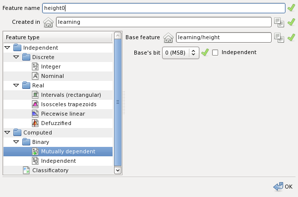 create feature