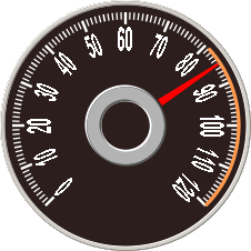 gauge round 270 60s